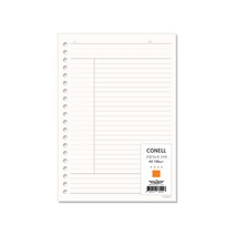 이글바인더 A5 20공 유선 코넬식 노트 100g 미색 250매 리필 속지 용지, 단품