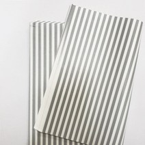 색화지 습자지-포장데코- 스트라이프 그레이 (10매입)