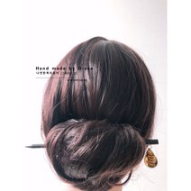 그레이스샵 [나연한복뒤꽂이] 생활한복 악세사리 925은침귀걸이 우드비녀세트