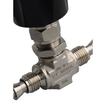 스텐 유량 제어 정유량 조절 밸브 유량 조절기 316L, 12mm 316L + 1개