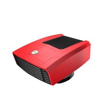 동파 방지 얼음 방지 완전방한 12/24V 자동차 히터 냉각 난방 팬 윈드 스크린 Defogging Snow Warmer Demi, [06] Red-12V
