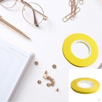 라인테이프 4.5MM 노랑 바닥테이프 칼라테이프 마스킹테이프