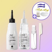 셀프 잔머리펌 세트 여자 잔머리정리 앞머리 셀프펌 펌제 파마약 (넓은이마커버), 01. 내츄럴 세트(8종)