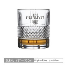 글렌리벳 위스키 잔 글라스 컵 전용잔 320ml, 1개