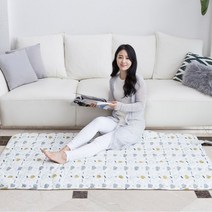 대진전자 코튼 클라우드 탄소 전기매트 전기요, 더블(1350mmX1800mm), 단일