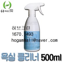 [허브크린] 에코트 욕실클리너 500ml 싱크대 샤워 부스 물때제거 (매직블럭증정), 에코트 욕실 2개+매직블럭2개