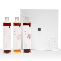우리꽃연구소 꽃청 500ml 3종 선물세트, 상세설명 참조, 02_장미청 500ml/03_도라지칡꽃청 500ml/04_벚꽃청 500ml
