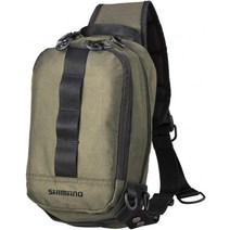 시마노 (SHIMANO) 정품 낚시 가방 슬링 숄더 크로스 백 자전거 라이딩 아웃도어 등산, M, 회색