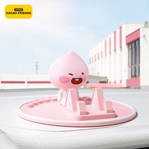 카카오프렌즈 자동차 차량용 휴대폰 거치대 겸용 주차번호판 차량용품, 어피치