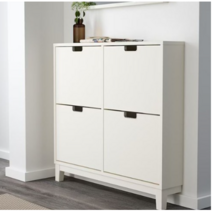 [당일출고] 이케아 STALL 4칸 신발장/수납장/콘솔/협탁/스텔