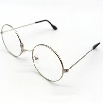 동그란 안경테 패션 티타늄 동글이 안경 은색