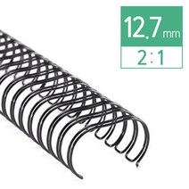 카피어랜드 2대1 와이어링 12.7mm 100개입 _ 39329EA, 비더쇼퍼BTS 쿠팡 흰색, 비더쇼퍼BTS 쿠팡 본상품선택