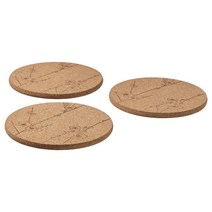 라비쉬홈 [이케아] 504.859.57 VARFINT 보르핀트 냄비받침 코르크 패턴19 cm, 단품, 단품