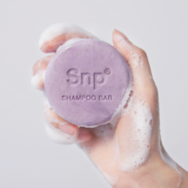 SNP 천연 약산성 샴푸 바 100g (나노에스젠 두피 비듬), 샴푸바 +  린스바