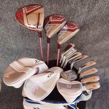 여성 골프클럽 풀세트 여성용 mp1100 풀 세트 mp1100 골프 클럽 드라이버 + 페어웨이 우드 + 아이언 세트 + 퍼터 l 플렉스 흑연 샤프트 헤드 커버 포함, 여성 전용 클럽 가방  x