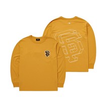 MLB 베이직 메가로고 긴팔 티셔츠 SF D.Mustard 263051