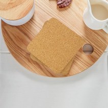 기타 바보사랑[모두의 팩토리]코르크 코스터 무지 95x95x3mm