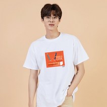 키밍 work hard 반팔박스티 캐주얼반팔 라운드티셔츠