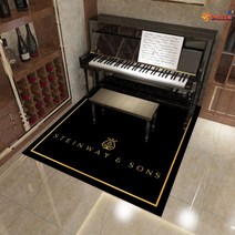 피아노방음매트 방진 패드 층간 소음 카페트 피아노 전자 칼판 아파트소음, 160*180cm, steinway