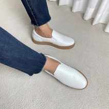 남자 데일리 4cm 키높이 깔끔한 무지 슬립온 2컬러