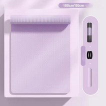 피트니스 미끄럼 방지 환경보호 TPE 요가매트 + 캐링 스트랩 + 스토리지 백, 퍼플