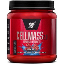 BSN CELLMASS 2.0 셀메스 블루 라즈 Blue Raz - 495g, 1개