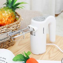 혼합기 500W 전원 전기 음식 믹서 핸드 블렌더 5 속도 반죽 믹서기 계란 비터 푸드 프로세서 주방 수동 요리 도구, YELLOW
