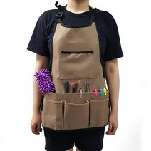 화방 공방 작업용 미용실 수납 앞치마 에이프런 교사, 1개, 상세페이지참조