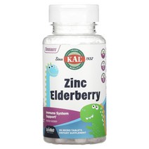 칼 어린이 아연 엘더베리 90정 키즈 징크 공룡 삼부커스 zinc Elderberry