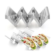 Mumufy 24 Pack Stainless Steel Taco Holders Bulk Premium Taco Stands Each Taco Rack Holds 3 Tacos Ta
