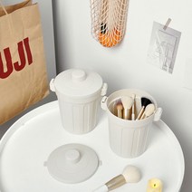 미니 탁상용 휴지통 음식물 쓰레기통, 아이보리, 옵션선택