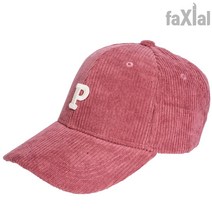 패시얼 P패치 포인트 볼캡 코듀로이 야구모자 골덴모자 창넓은모자