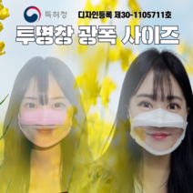 공공기관 우선대상 기업 나라장터 혁신제품 (핑크/화이트)선정 입이보이는 투명마스크 립리딩 영업 강의, K(성인용)화이트