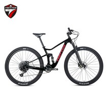 carbon soft tail mtb mountain bike twitter forest sram 12 속도 29erer xc 부스트 148mm 더블 쇼크 dnm 유압 브레이크, bk 레드, 29x15(165-180cm), 13초