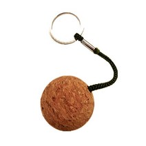 1pcs 35mm 플로팅 코르크 볼 키 링 세일링 보트 플로트 부력 로프 초중량 나무 키 체인 열쇠 고리 카약 액세서리, 7, 07 7