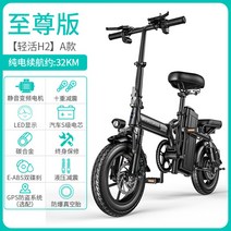 접이식 전기자전거 소형 대리운전 차토바이 미니 배달 여행, 48V, 지존/8A약32km/인버터대전기/S배터리