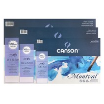 캔숀 몽발 수채화지 300g 20매 낱장팩 B5(182x257)