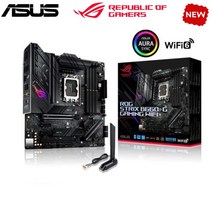 b660m박격포ddr5 b660m ddr5 asus rog strix b660-g 게임용 wifi lga 1700 ddr5 마더 보드 b660 용 새 b660 cpu i5 i3, 없음