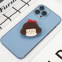 즐거운 쇼핑 되세요~스마크폰 그립톡 핸드폰 캐릭터 귀여운 일러스트그립톡~오늘도 멋진하루, 스마트폰그립톡 01소녀
