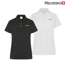 헬베스코 MWTS_243 여성 메쉬배색 반팔티셔츠 골프웨어