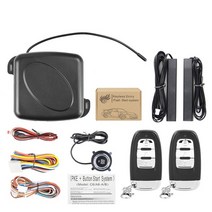 스마트 원격 시동 제어 경보 시스템 car alarm start stop button engine rfid keyless entry system push button, c6