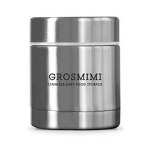 그로미미 스텐 보온죽통 이유식보온통 어린이집 국통 200ml