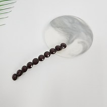 빈티지 앤티크 호마이카 원형 올림머리 10 cm 빼빼로 자동핀