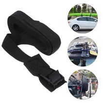 스트랩 래싱 다운 수하물 벨트 카고 바인드 버클 래칫 자동차 랙 카약 지붕 트레일러 텐셔닝 숏 나일론, 01 Black