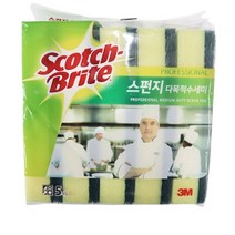 3M SL1355P 다목적 수세미 대 업소용주방수세미 다목, 1, 1