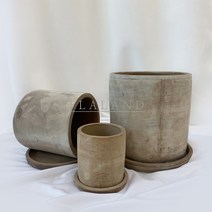 포트랜드 나폴리 테라코타 필통 브라운 빈티지 베트남토분, 브라운 1호(12x12)