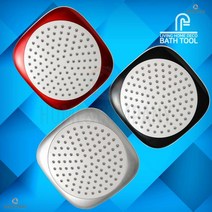 해바라기대헤드 샤워기 샤워헤드 폭포수 욕조 수전 식당화장실 자취방 욕실샤워기, 해바라기대헤드 사각 레드