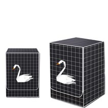 세탁기 커버 블랙 실링 키 초라한 비 및 건조기 전면 12kg 브라스템 방수 매트, 4.A1 - 60x65x85cm  XL