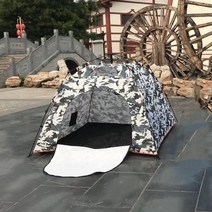 대형 텐트 루프탑 겨울 차박 노르웨이 몽골 동계 쉘터 겨울 낚시 텐트 얼음 낚시 집 보력 및 면화 야외 캠핑 얼음 낚시 따뜻하고 차가운 방풍 단열 집 낚시 장비, 겨울 낚시 텐트 위장
