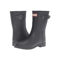 헌터 Original Refined Short Rain 부츠s - Navy